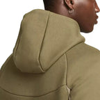 Veste De Survêtement Nike Tech Fleece Full Zip Hoodies - Olive, Blanc