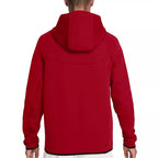 Veste De Survêtement Nike Tech Fleece Full Zip Hoodies - Rouge/Noir