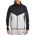 Veste De Survêtement Nike Tech Fleece Full Zip Hoodies - Noir Et Gris