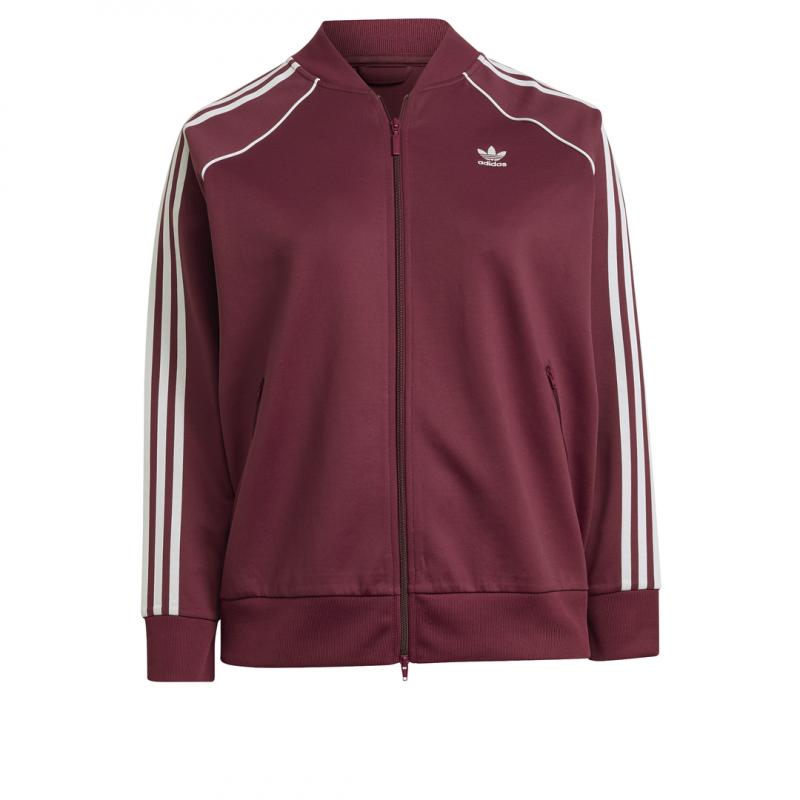 Veste De Survãªtement Adidas Originals Primeblue Sst - Bordeaux ADIDAS T SHIRT FEMME TEXTILE Adidas