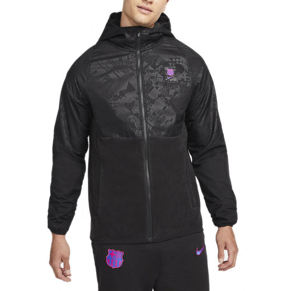 Veste De Survãªtement Nike Fcb Auth Awf - Noir NIKE JACKET HOMME TEXTILE Nike