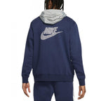 Veste De Survãªtement Nike M Nsw Hbr Hoodie Fz Flc - Bleu - Homme NIKE SWEAT HOMME TEXTILE Nike