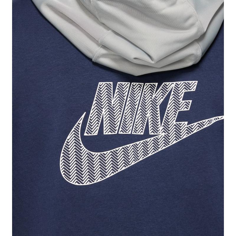Veste De Survãªtement Nike M Nsw Hbr Hoodie Fz Flc - Bleu - Homme NIKE SWEAT HOMME TEXTILE Nike