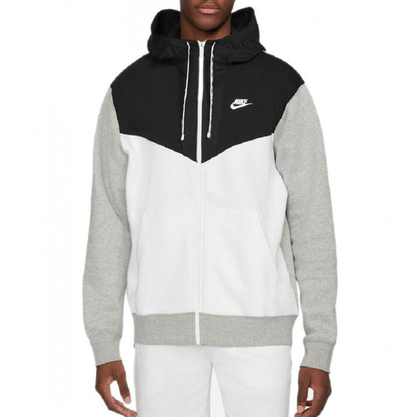 Veste De Survãªtement Nike M Nsw Hbr Hoodie Fz Flc - Gris - Homme NIKE SWEAT HOMME TEXTILE Nike