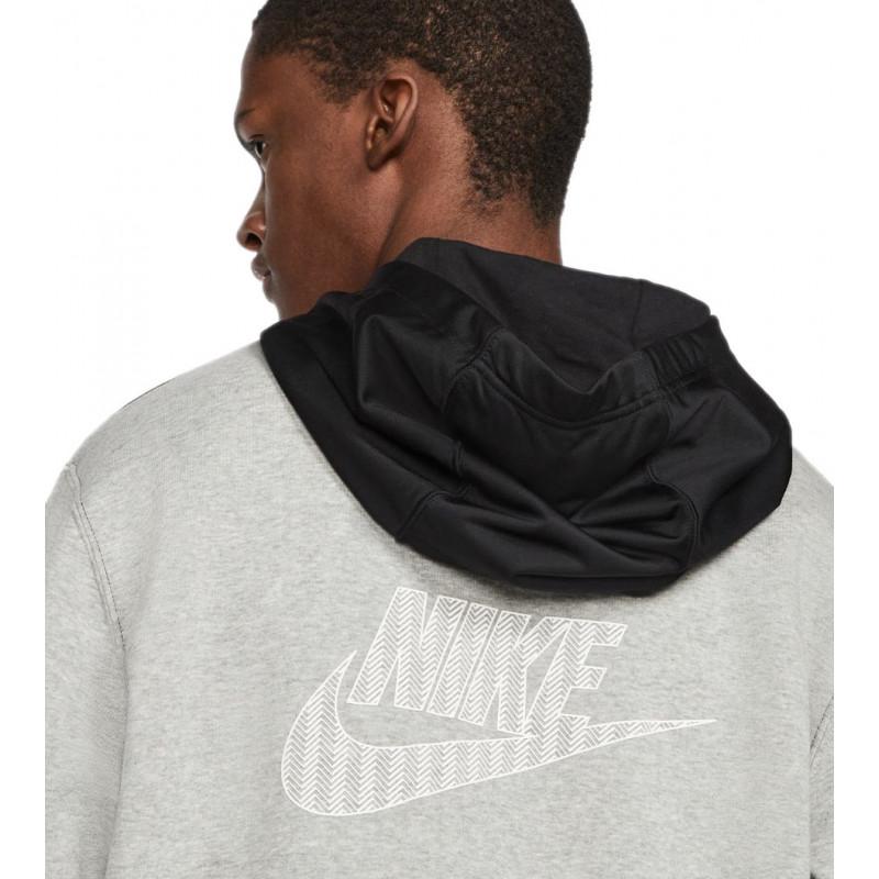 Veste De Survãªtement Nike M Nsw Hbr Hoodie Fz Flc - Gris - Homme NIKE SWEAT HOMME TEXTILE Nike