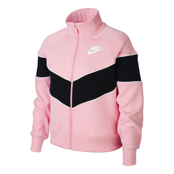 Veste De Survãªtement Nike Sportswear Heritage Junior - Rose - Junior NIKE JACKET JUNIOR TEXTILE Nike