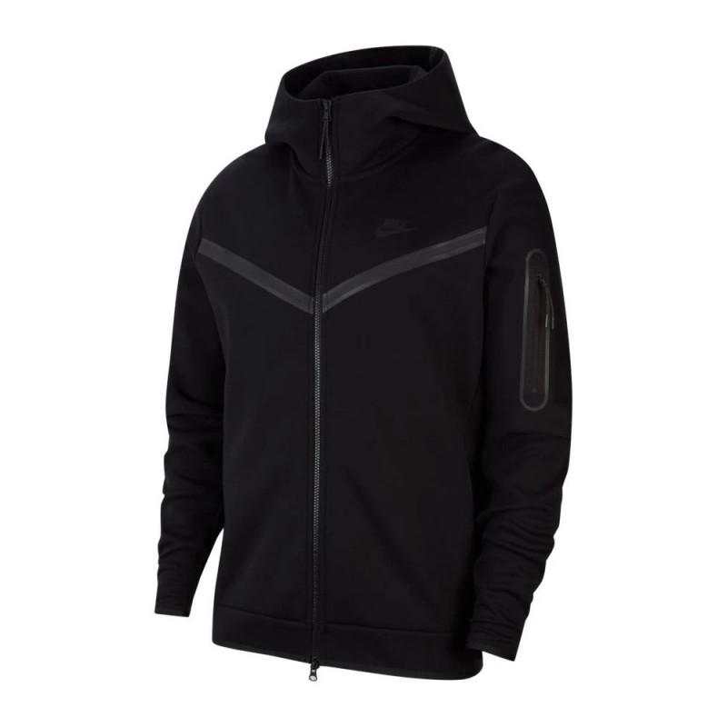 Veste De Survãªtement Nike Tech Fleece Full Zip Hoodies - Noir - Homme NIKE JACKET HOMME TEXTILE Nike