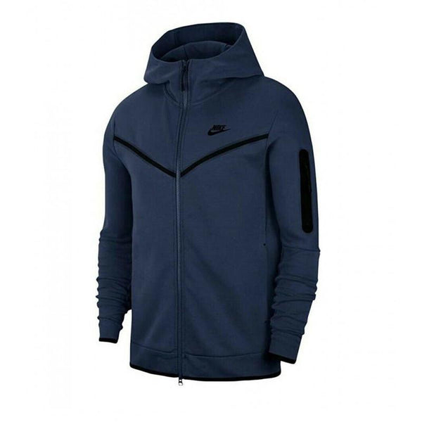 Veste De Survãªtement Nike Tech Fleece Wr Hoodie Fz - Bleu Marine - Homme NIKE JACKET HOMME TEXTILE Nike