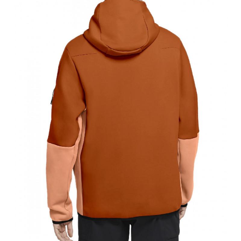 Veste De Survãªtement Nike Tech Fleece Wr Hoodie Fz - Orange - Homme NIKE JACKET HOMME TEXTILE Nike