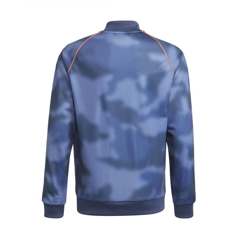 Veste De Survêtement Adidas Originals Allover Print Camo Sst Junior - Bleu - Junior VETEMENT Adidas