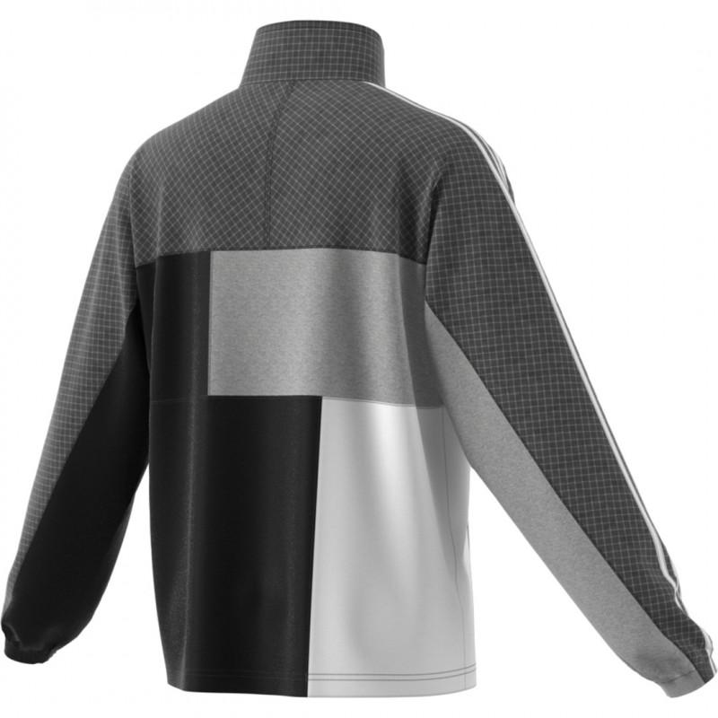Veste De Survêtement Adidas Originals Asymm Full-Zip Gris - PAP Homme - Adidas1 - The Bradery