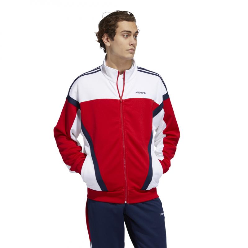 Veste De Survêtement Adidas Originals Classics - Rouge - Homme - Adidas - The Bradery