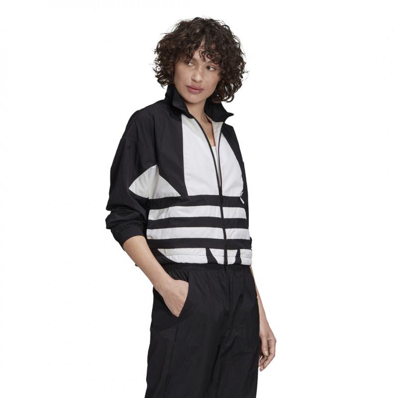 Veste De Survêtement Adidas Originals Large Logo Noir - PAP Femme - Adidas1 - The Bradery