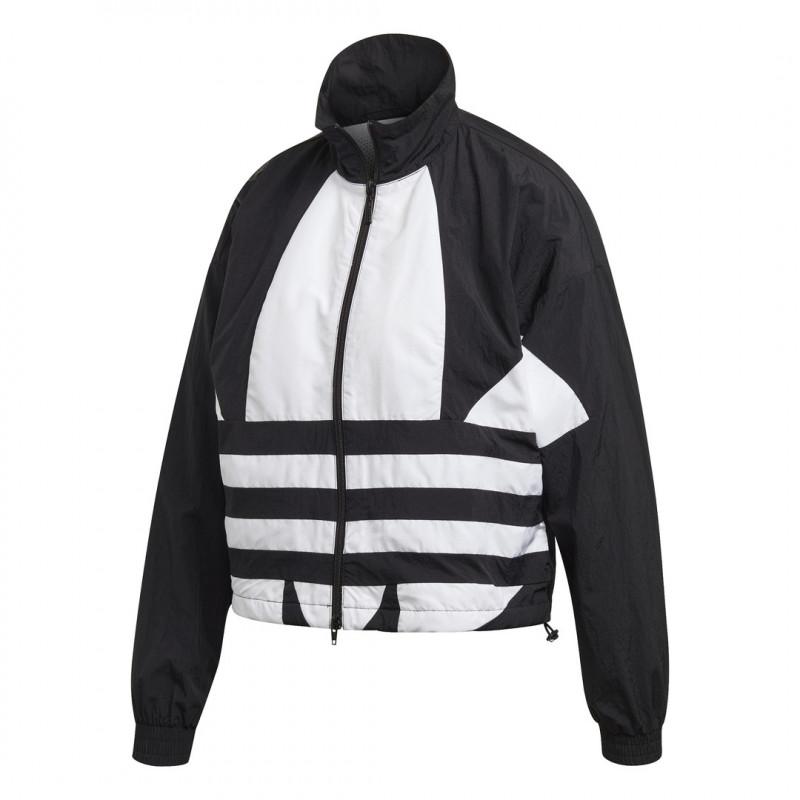 Veste De Survêtement Adidas Originals Large Logo Noir - PAP Femme - Adidas1 - The Bradery