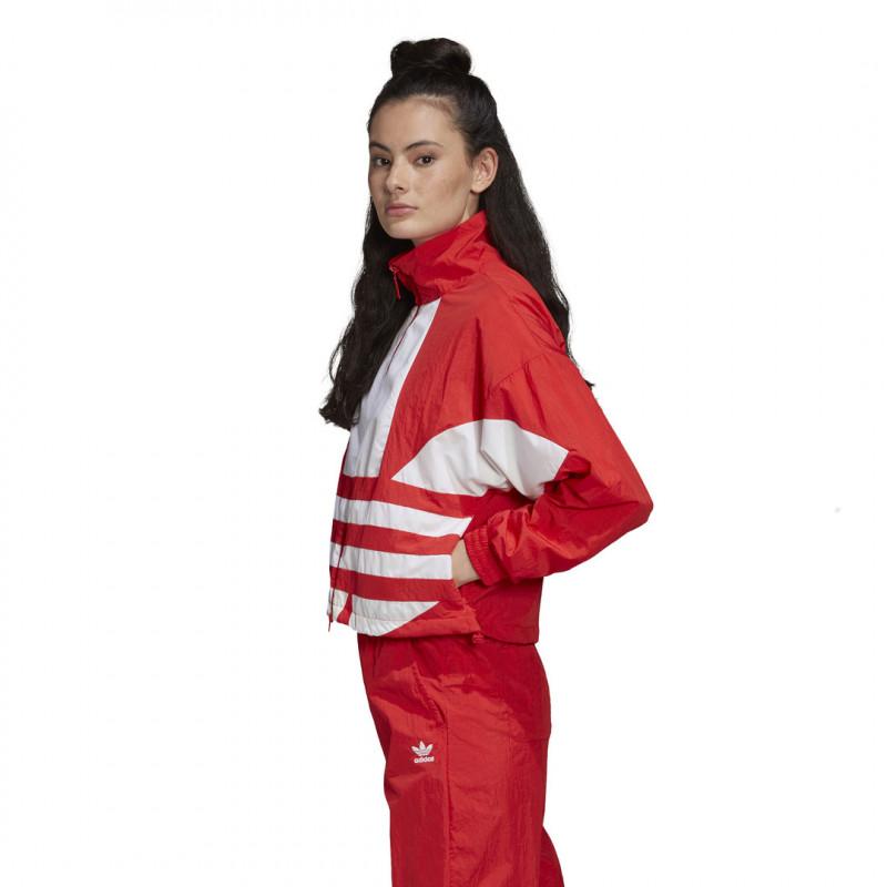 Veste De Survêtement Adidas Originals Large Logo Rouge - Adidas2 - The Bradery