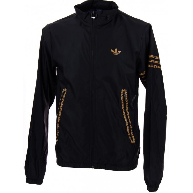 Veste De Survêtement Adidas Originals Windbreaker Leopard Noir - PAP Homme - Adidas1 - The Bradery