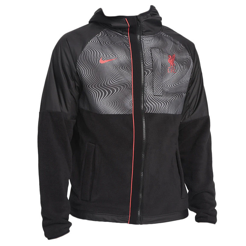 Veste De Survêtement Liverpool - Noir Et Gris