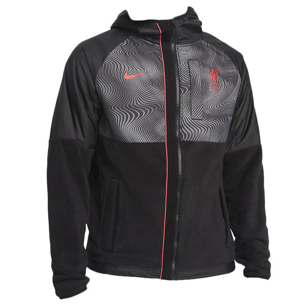 Veste De Survêtement Liverpool - Noir Et Gris