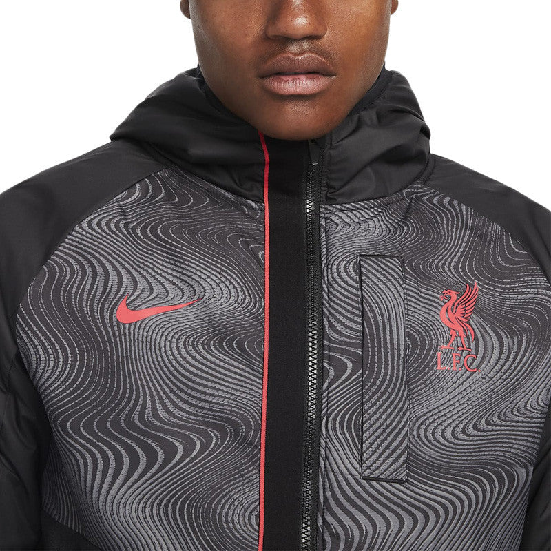 Veste De Survêtement Liverpool - Noir Et Gris
