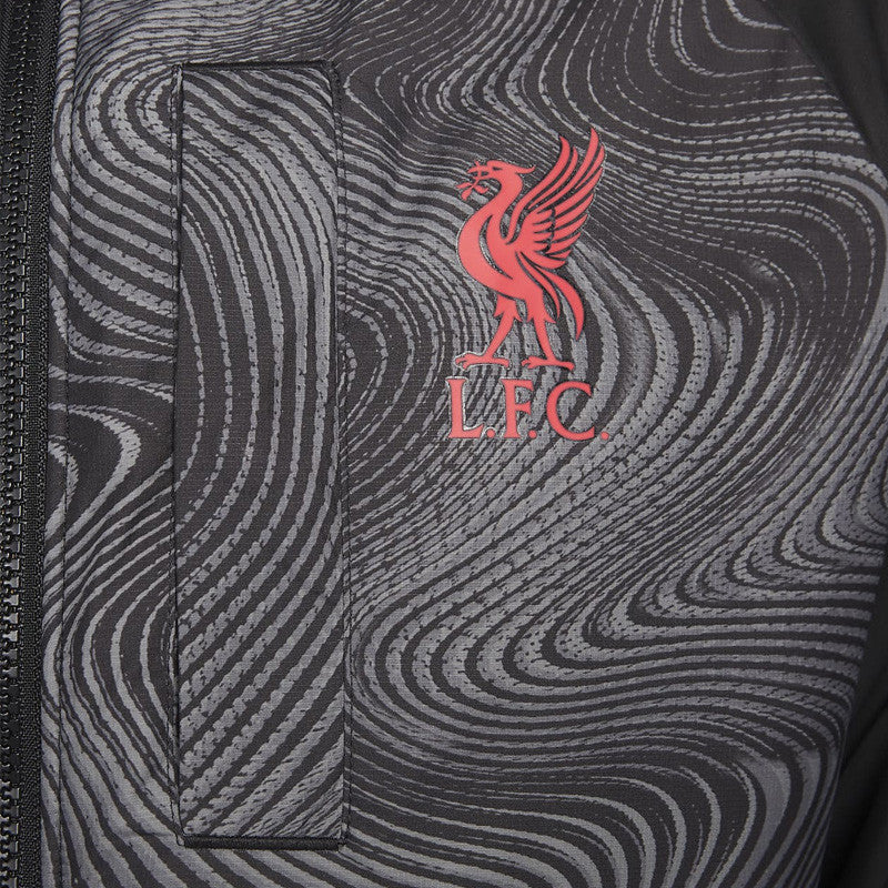 Veste De Survêtement Liverpool - Noir Et Gris