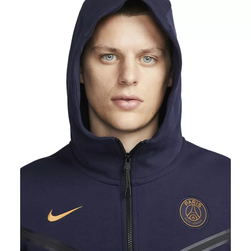 Veste De Survêtement Nike Psg Tech Fleece - Bleu Marine - Homme
