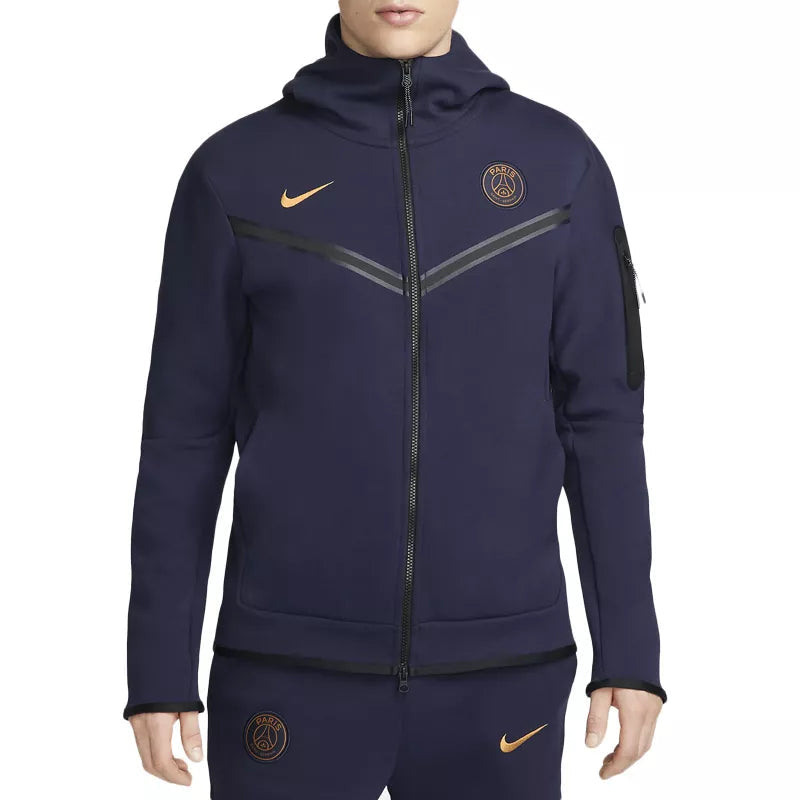 Veste De Survêtement Nike Psg Tech Fleece - Bleu Marine - Homme