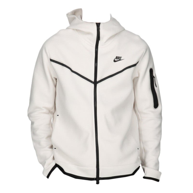 Veste De Survêtement Nike Tech Fleece Full Zip - Blanc - Homme - Nike - The Bradery