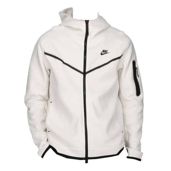 Veste De Survêtement Nike Tech Fleece Full Zip - Blanc - Homme - Nike - The Bradery