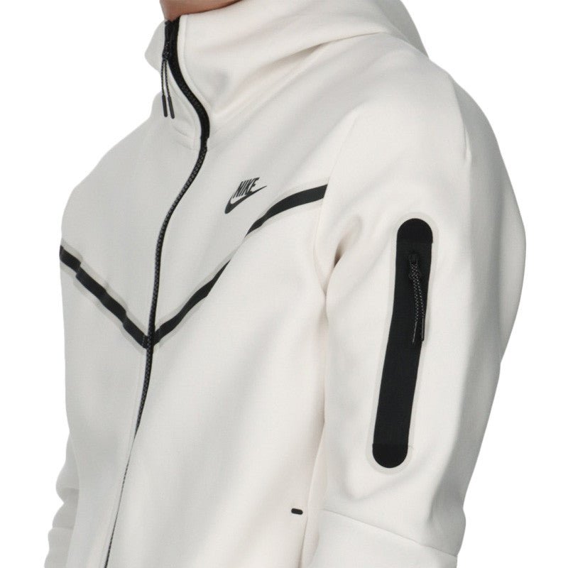 Veste De Survêtement Nike Tech Fleece Full Zip - Blanc - Homme - Nike - The Bradery