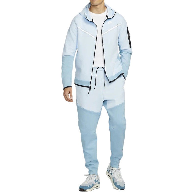 Veste De Survêtement Nike Tech Fleece Full Zip - Bleu - Homme - Nike - The Bradery