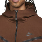 Veste De Survêtement Nike Tech Fleece Full Zip - Marron - Homme - Nike - The Bradery