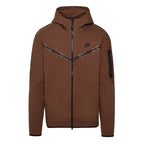 Veste De Survêtement Nike Tech Fleece Full Zip - Marron - Homme - Nike - The Bradery