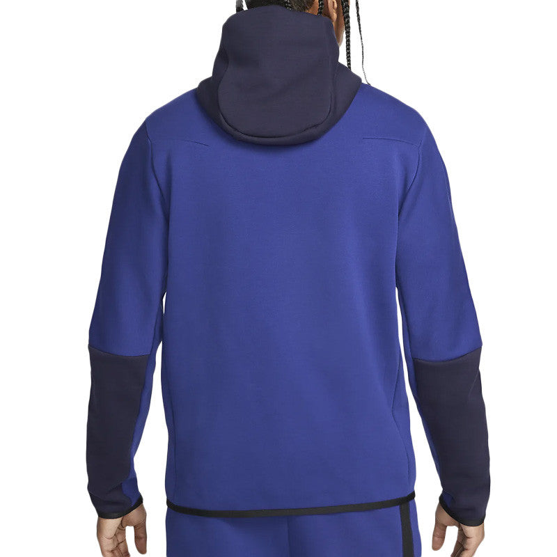 Sweat À Capuche Nike Tech Fleece Full Zip - Bleu - Homme