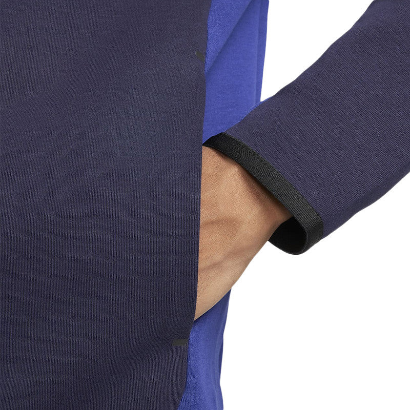 Sweat À Capuche Nike Tech Fleece Full Zip - Bleu - Homme