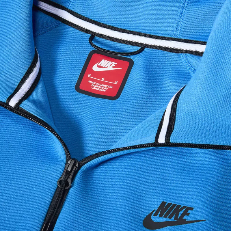 Veste De Survêtement Nike Tech Fleece Full Zip - Bleu Marine Noir. - Homme