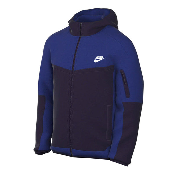 Sweat À Capuche Nike Tech Fleece Full Zip - Bleu - Homme