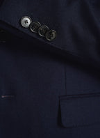 Veste En Laine Bleu Marine - Bleu Marine, Armuré - De Fursac - The Bradery