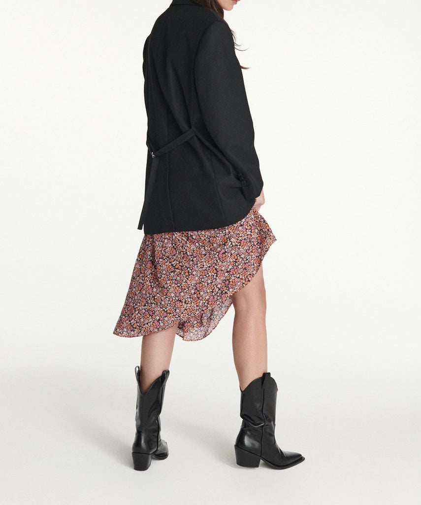 Veste En Laine Noir Oversize - Femme - The Kooples - The Bradery