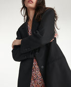 Veste En Laine Noir Oversize - Femme - The Kooples - The Bradery