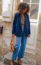 VESTE ÉZÉKIEL MARINE - Saaj Paris - The Bradery