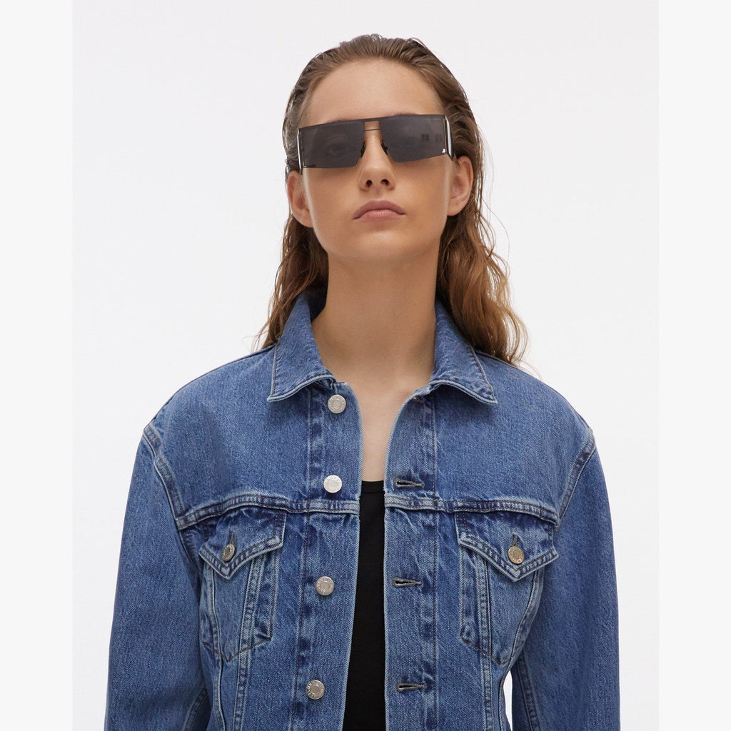 Veste Femme Trucker - Acc Hi Contrast Indigo - Femme