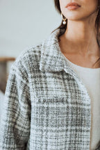 VESTE GINA CENDRÉ - Saaj Paris - The Bradery