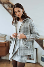 VESTE GINA CENDRÉ - Saaj Paris - The Bradery