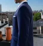 The Kooples - Veste Habillée Laine Bleue Slim - Homme