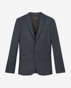 Veste Laine Vert Bouteille Coupe Ajustée - Homme Manteaux Et Vestes The Kooples