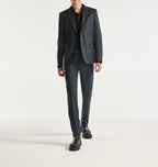 Veste Laine Vert Bouteille Coupe Ajustée - Homme Vestes Et Manteaux The Kooples
