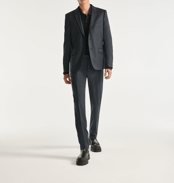 Veste Laine Vert Bouteille Coupe Ajustée - Homme Vestes Et Manteaux The Kooples