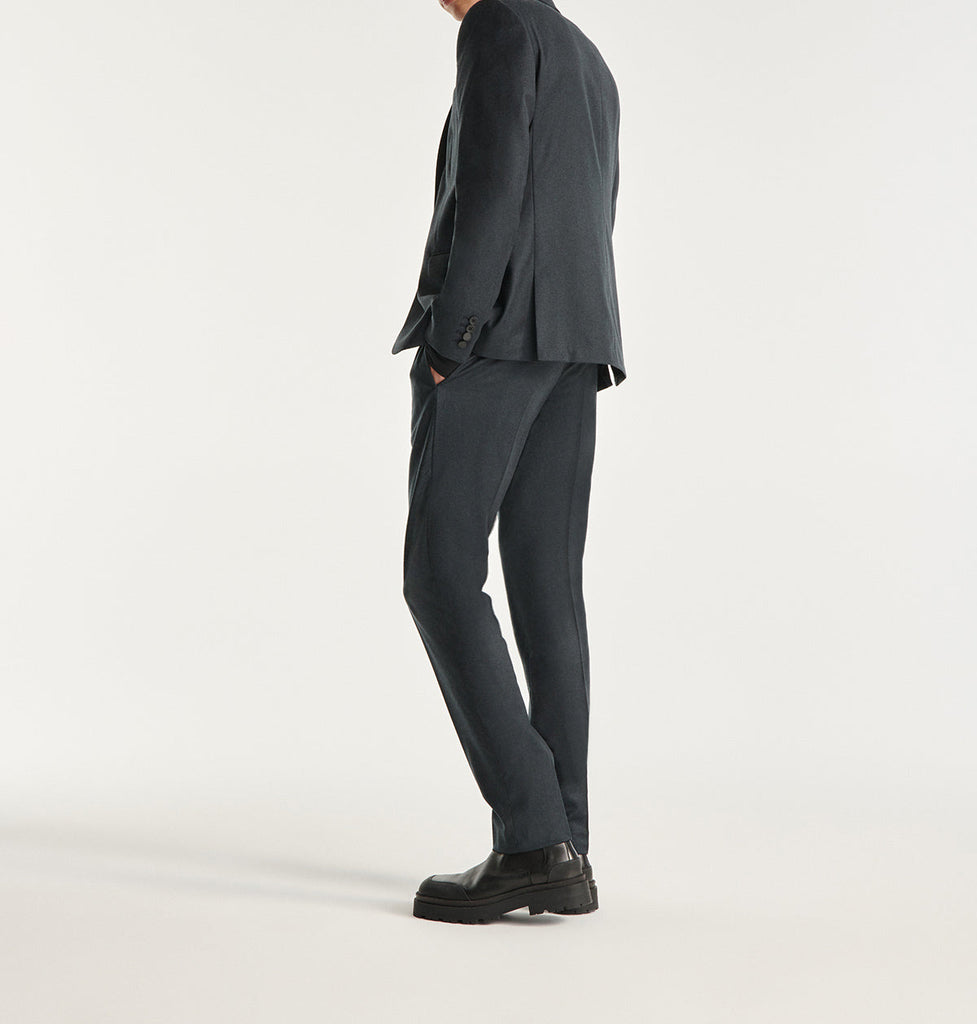 Veste Laine Vert Bouteille Coupe Ajustée - Homme Vestes Et Manteaux The Kooples