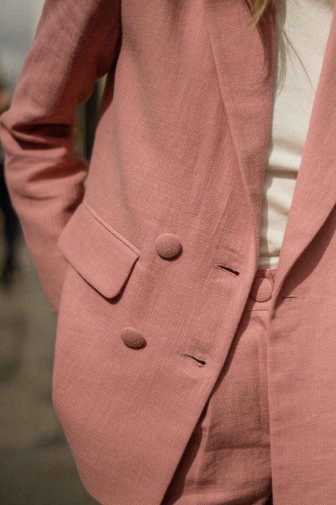 Veste Mark Lin - Rose - Plume Paris - The Bradery