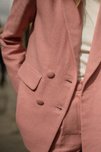 Veste Mark Lin - Rose - Plume Paris - The Bradery